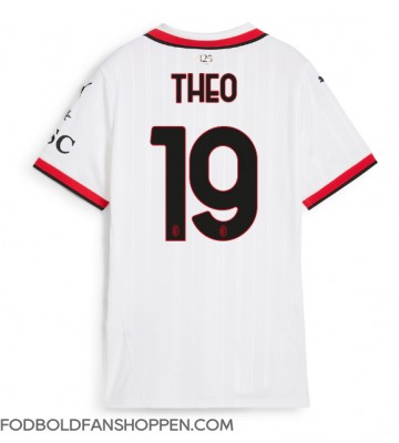 AC Milan Theo Hernandez #19 Udebanetrøje Dame 2024-25 Kortærmet